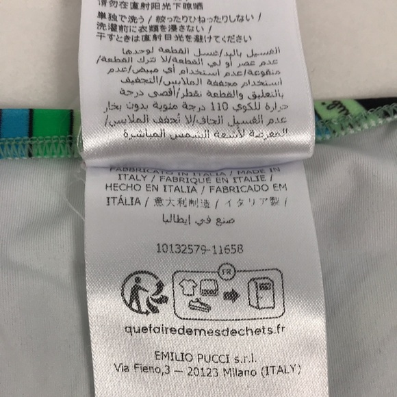 SOLD PUCCI Iride printed halterneck one piece swimsuit - Picture 12 of 13